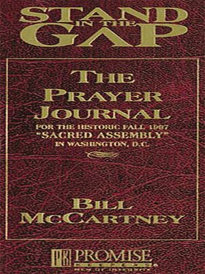 cover image of Stand in the Gap Prayer Journal